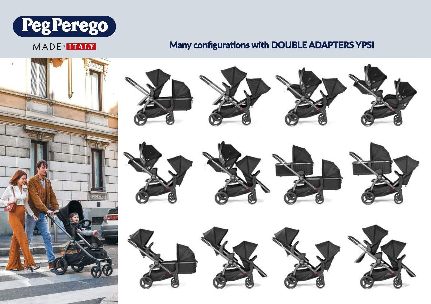 peg perego ypsi vs agio z4 Peg Perego YPSI/Z4 Double Adapter – Babyrama.ca