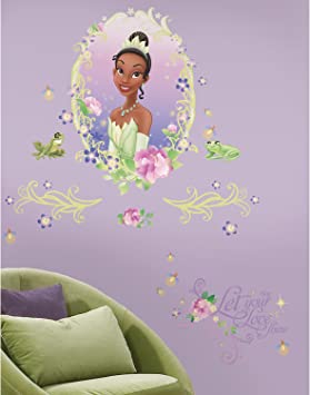RoomMates The Princess and The Frog Wall Medallion with 3D Butterflies