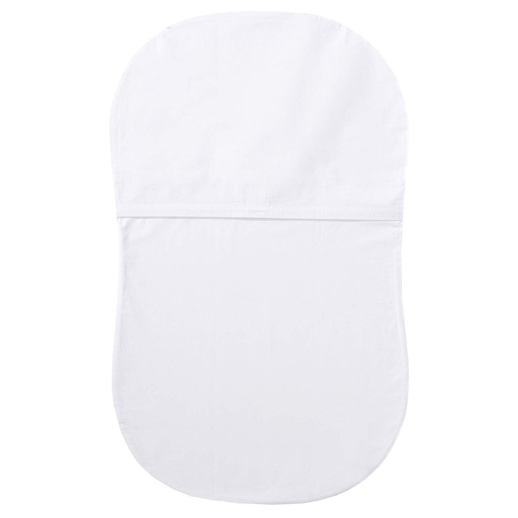 Halo Bassinest Swivel Sleeper Organic Cotton Fitted Sheet - White