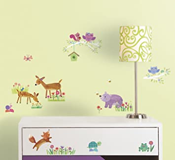 RoomMates Woodland Baby Peel and Stick Wall Decals RMK2775SCS
