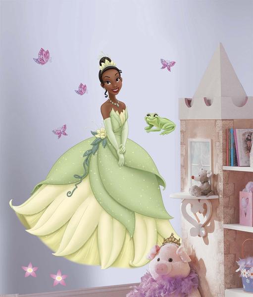 RoomMates Tiana Giant Wall Decal with 3D Butterflies