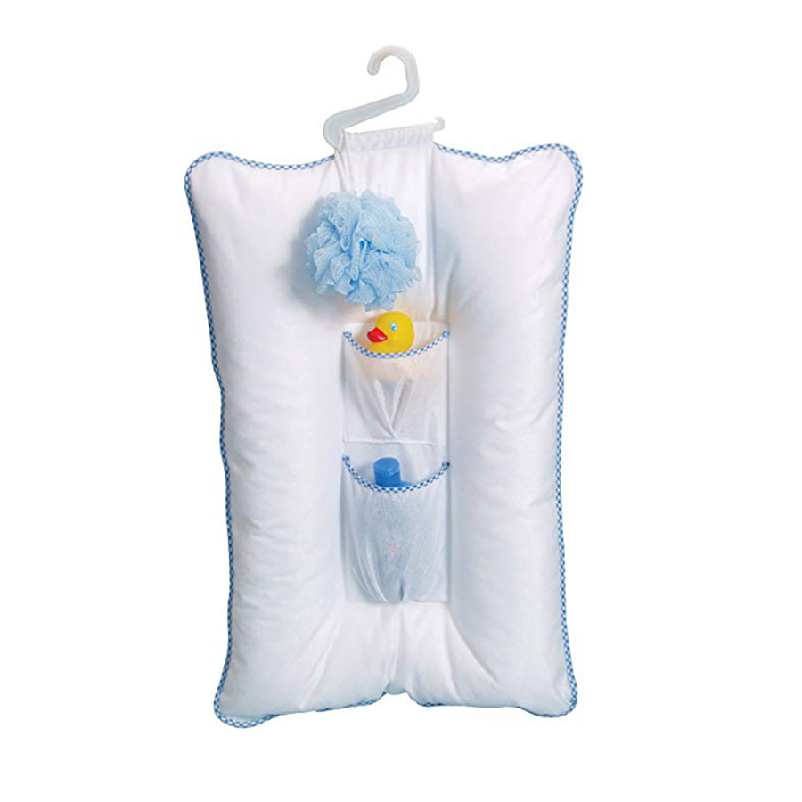 Leachco Comfy Caddy Baby Bather and Shower Caddy  White/Blue