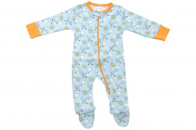 Sweet Peanut Footed Suit - Quack