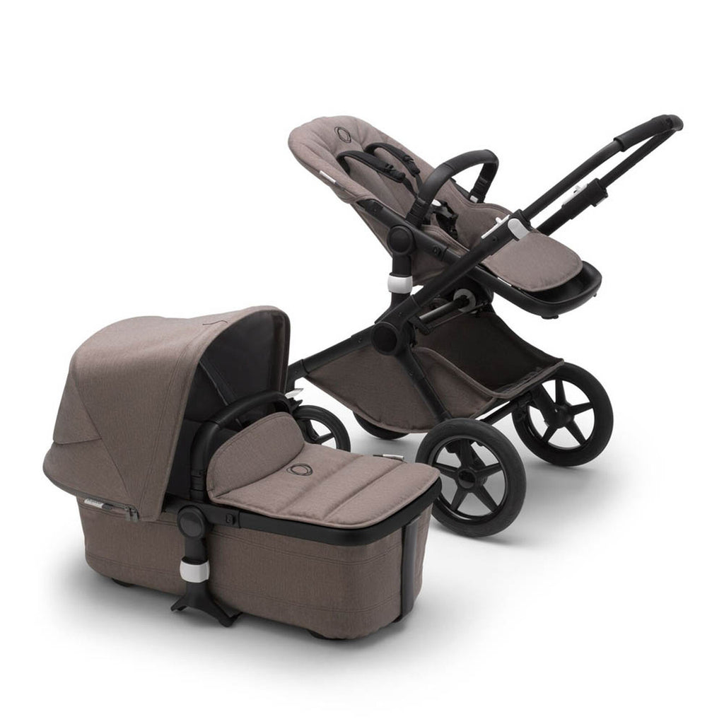 Bugaboo Fox2 Complete Stroller with Black Chassis - Mineral Taupe