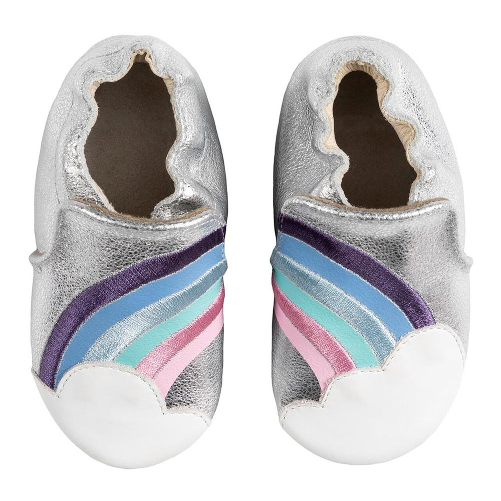 Robeez S20 Hope Soft Soles - Silver Leather