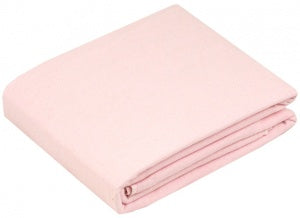 Kushies Fitted Crib Sheet - Solid Pink