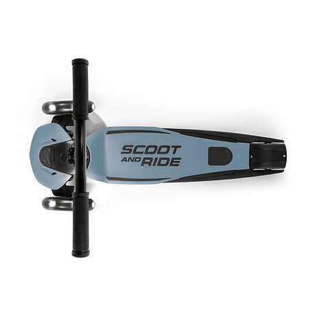 Scoot & Ride HighwayKick 5 LED - Steel