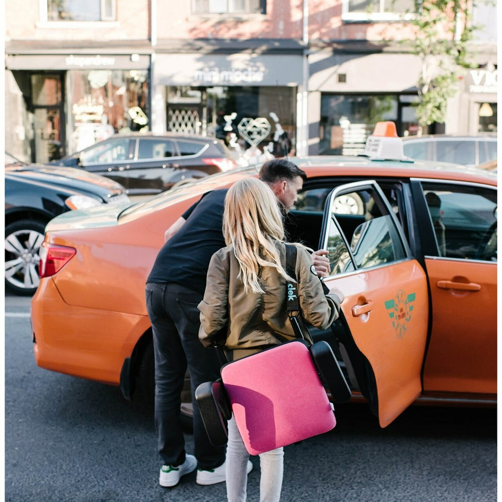 Clek Olli Backless Booster Car Seat - Marshmallow