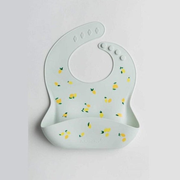 Loulou Lollipop Silicone Bib - Lemon