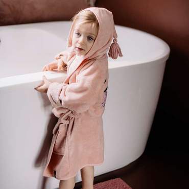 La Millou Bathrobe Bamboo M -Universe of Unicorn Pink