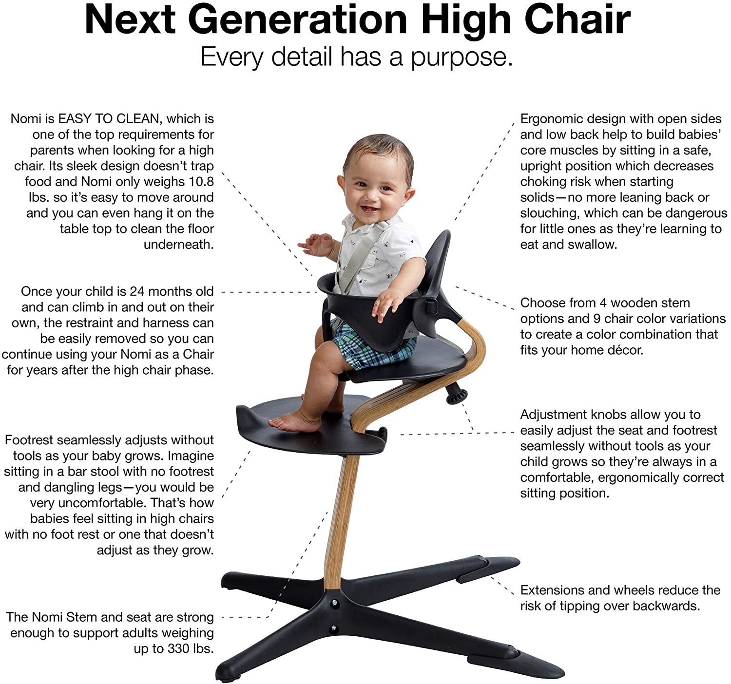 Going Up Front on the High Chair