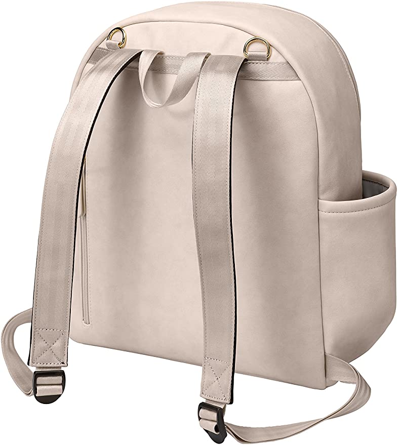 Petunia Ace Backpack - Ivory Matte Leatherette