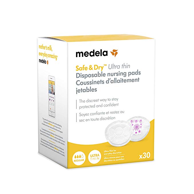 Medela Safe&Dry Thin Disposable Nursing Pads 30ct 101036555