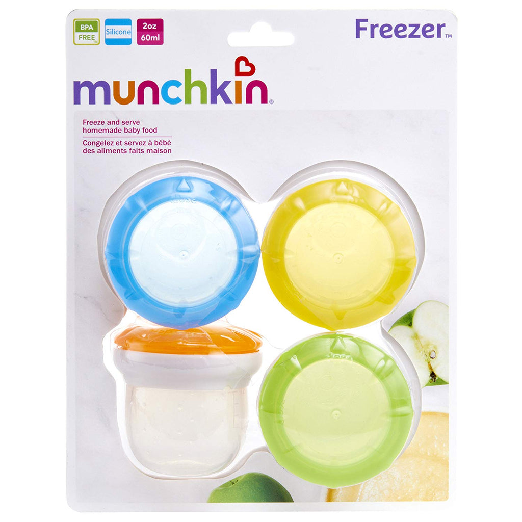 Munchkin 4 Fresh Food Freezer Cups 42406