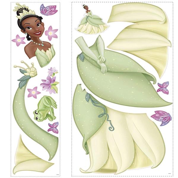 RoomMates Tiana Giant Wall Decal with 3D Butterflies