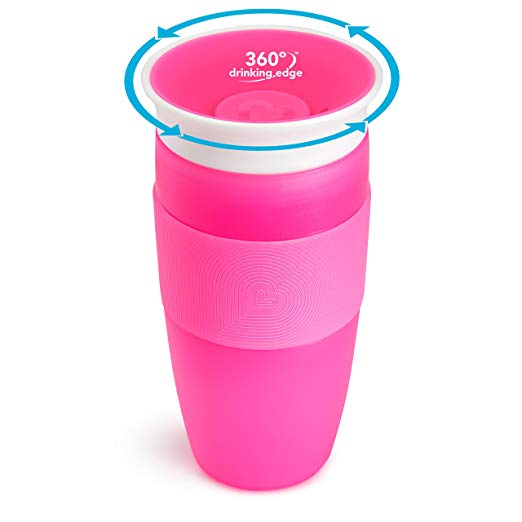 Munchkin Miracle 360 Sippy Cup 14oz Pink