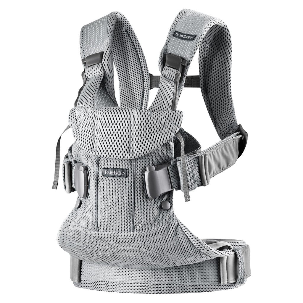 Babybjorn Baby Carrier One Air – 3D Mesh, Silver