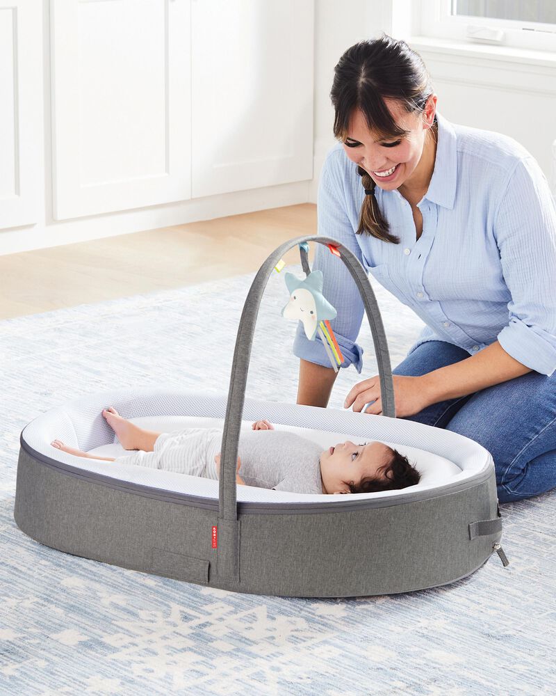 Skip Hop Playful Retreat Baby Nest - Grey/White