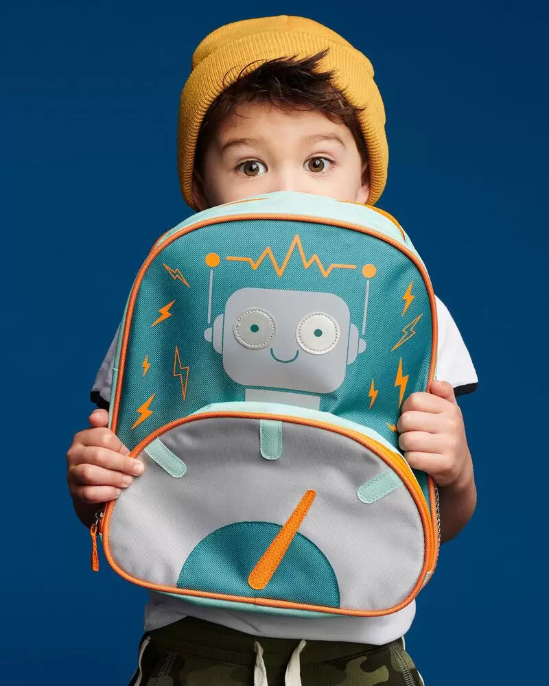 Skip Hop Sparks Style Little Kid Backpack - Robot