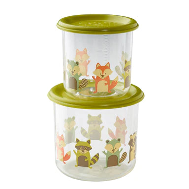Sugarbooger Good Lunch Snack Containers Large - What Did Fox Eat?