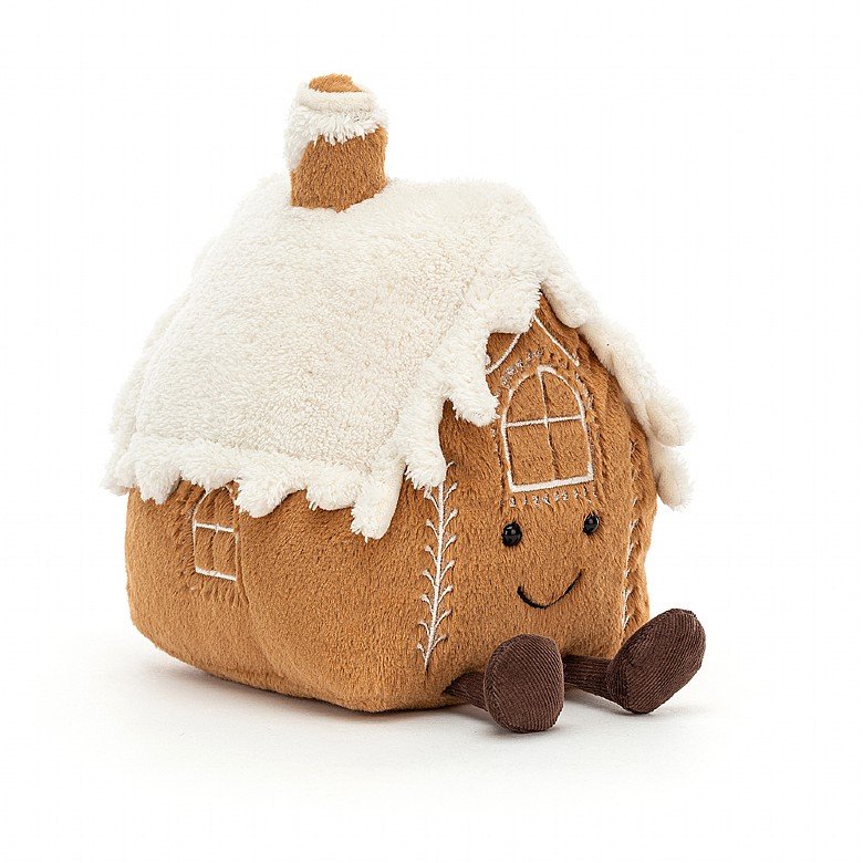 Jellycat Amuseable Gingerbread House (A2GH)