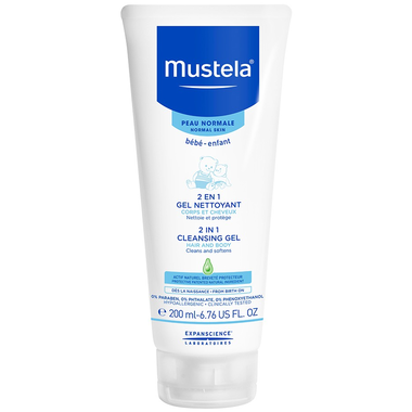 Mustela Hair & Body 2-in-1 Cleansing Gel 200ml 908703171