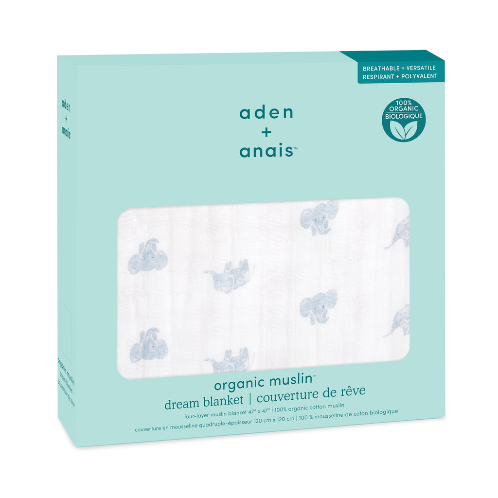 Aden Organic Muslin Dream Blanket - Animal Kingdom