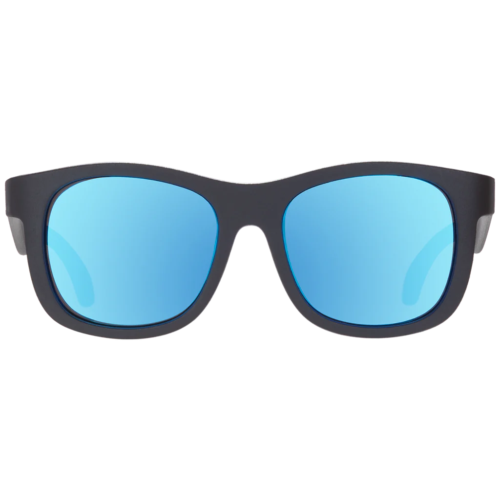 Babiators The Scout Sunglasses POLARIZED Black w/Dark Blue 3-5yrs BLU-026