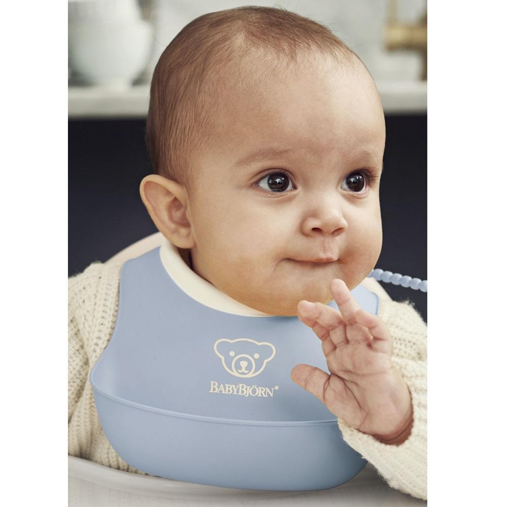 Bjorn Baby Feeding Bib Set Powder Blue