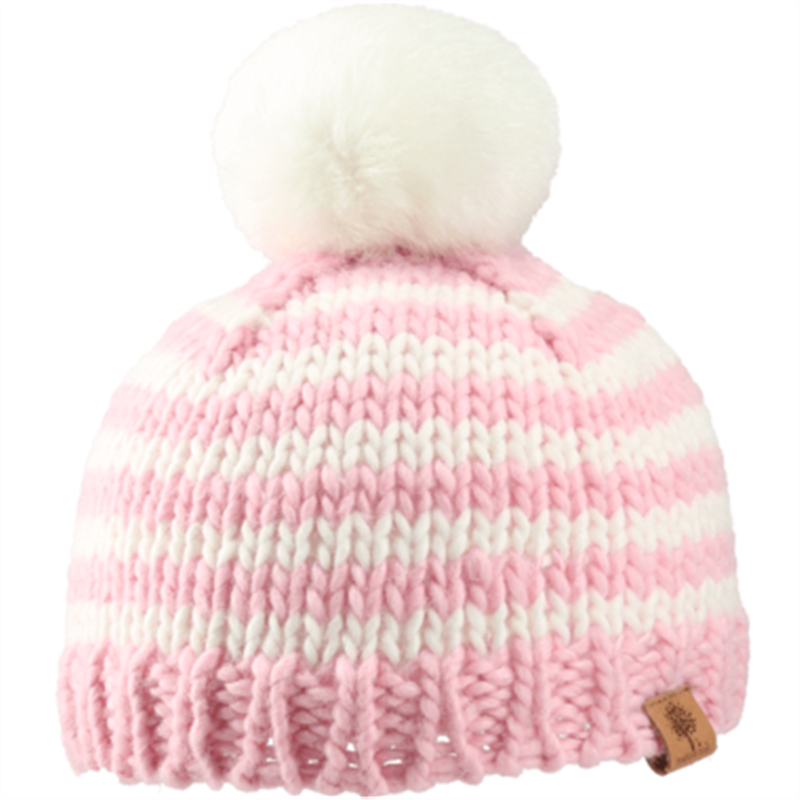 Bedford Road Knitted Hat Pom Pom Pink - CanaBee Baby