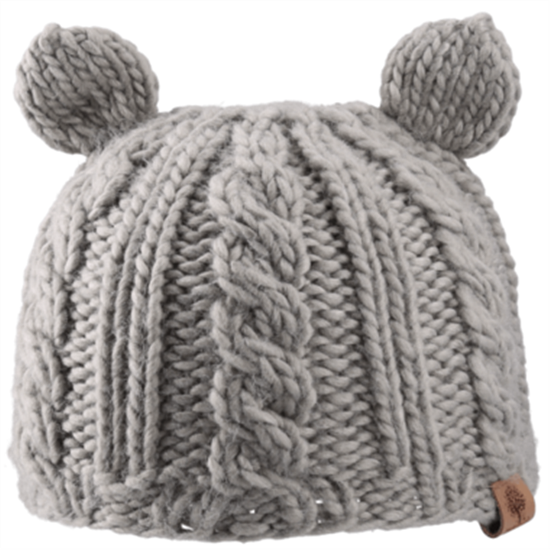 Bedford Road Knitted Hat With Ears Grey - CanaBee Baby