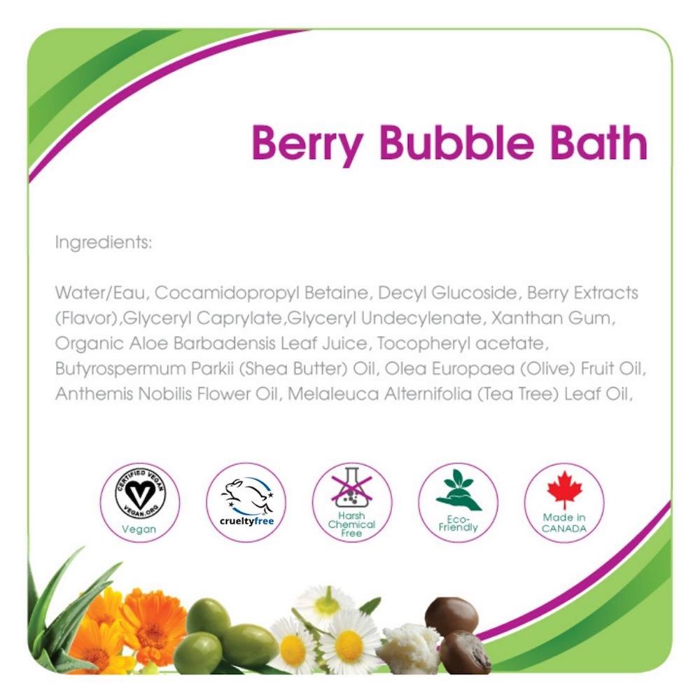 Aleva Bubble Bath Berry 240ml
