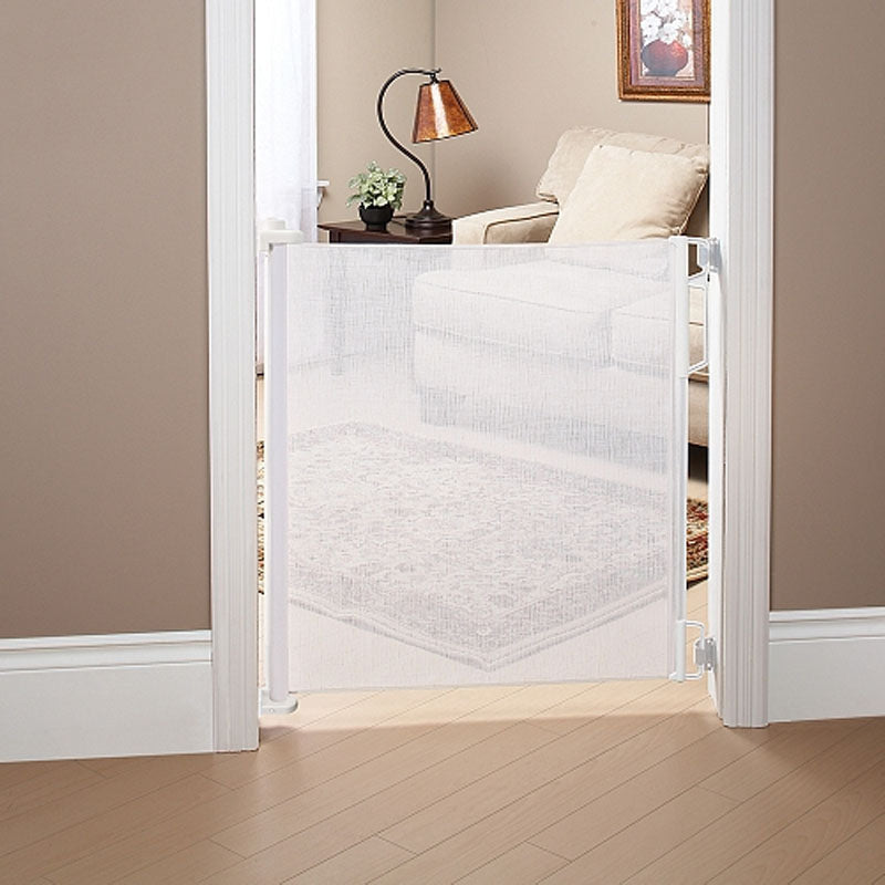 Bily Retractable Safety Gate - White