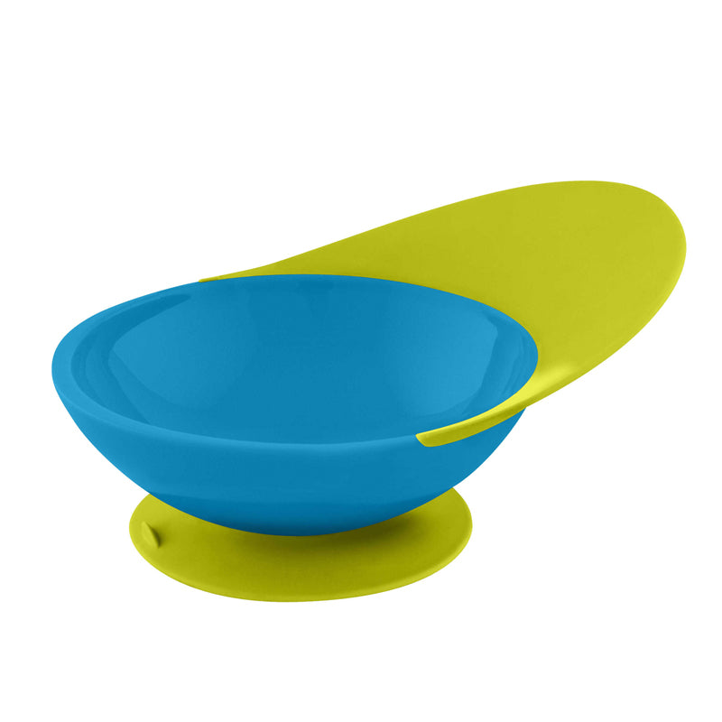 Boon Catch Bowl with Spill Catcher - Blue/Green