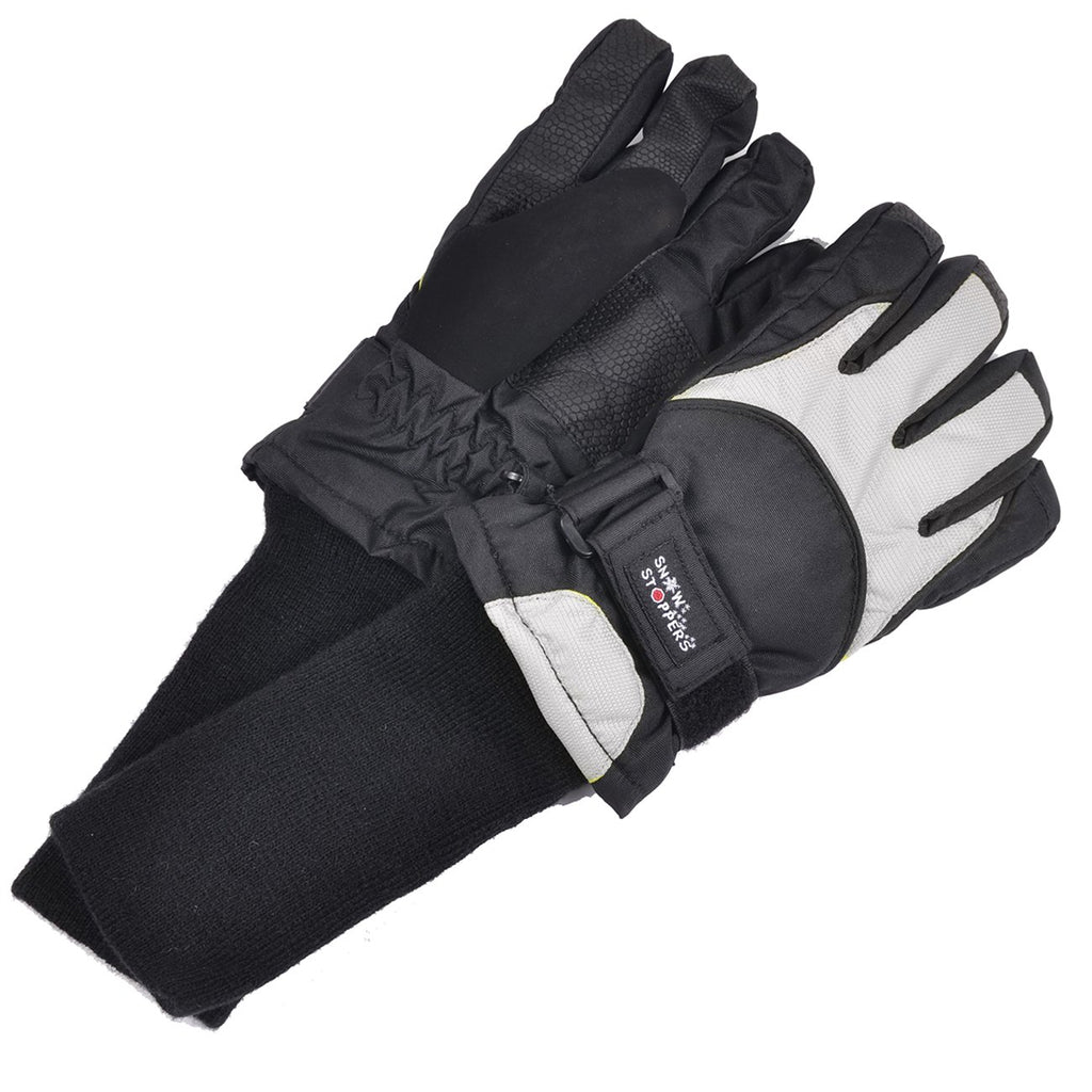 SnowStoppers Nylon Glove Gray