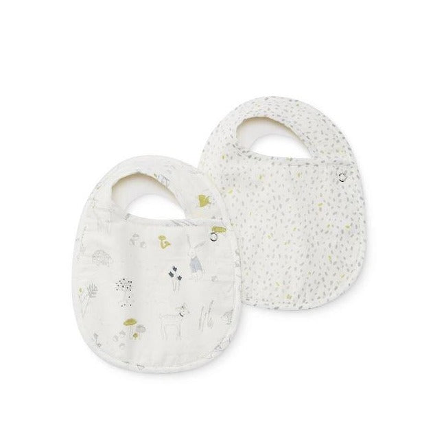 Pehr Bib Set of 2 - Magical Forest & Multi Speck