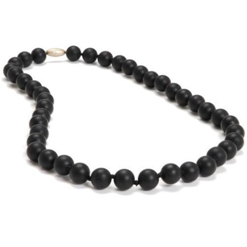 Chewbeads Jane Teething Necklace - Black - CanaBee Baby