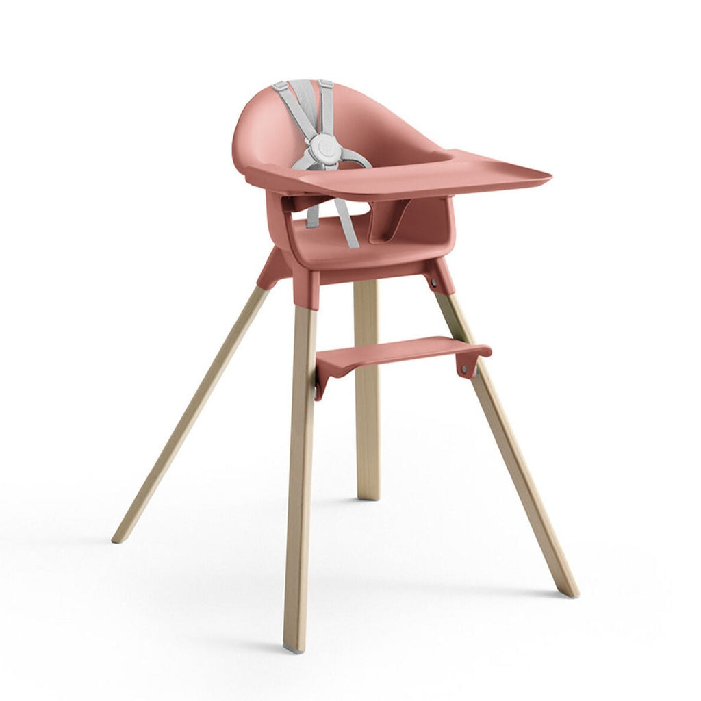 Stokke Clikk High Chair - Sunny Coral (FREE Travel Bag)