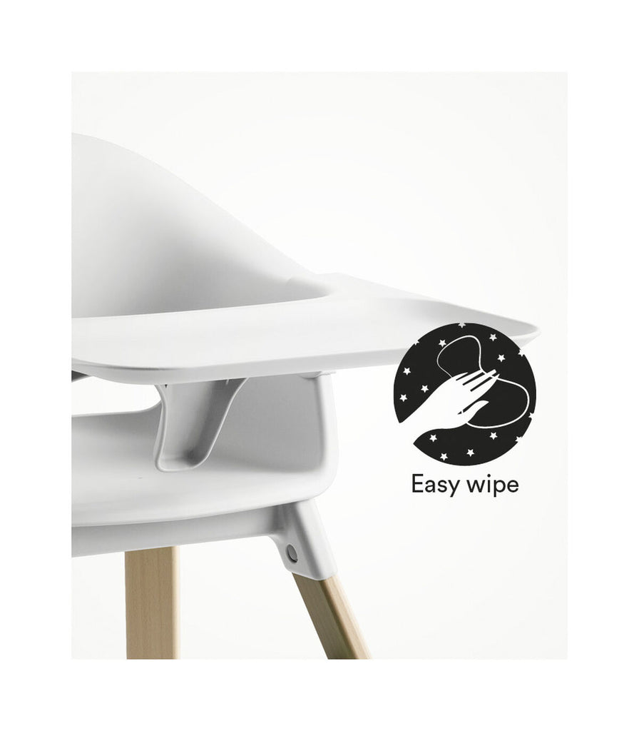 Stokke Clikk High Chair - White (FREE Travel Bag)