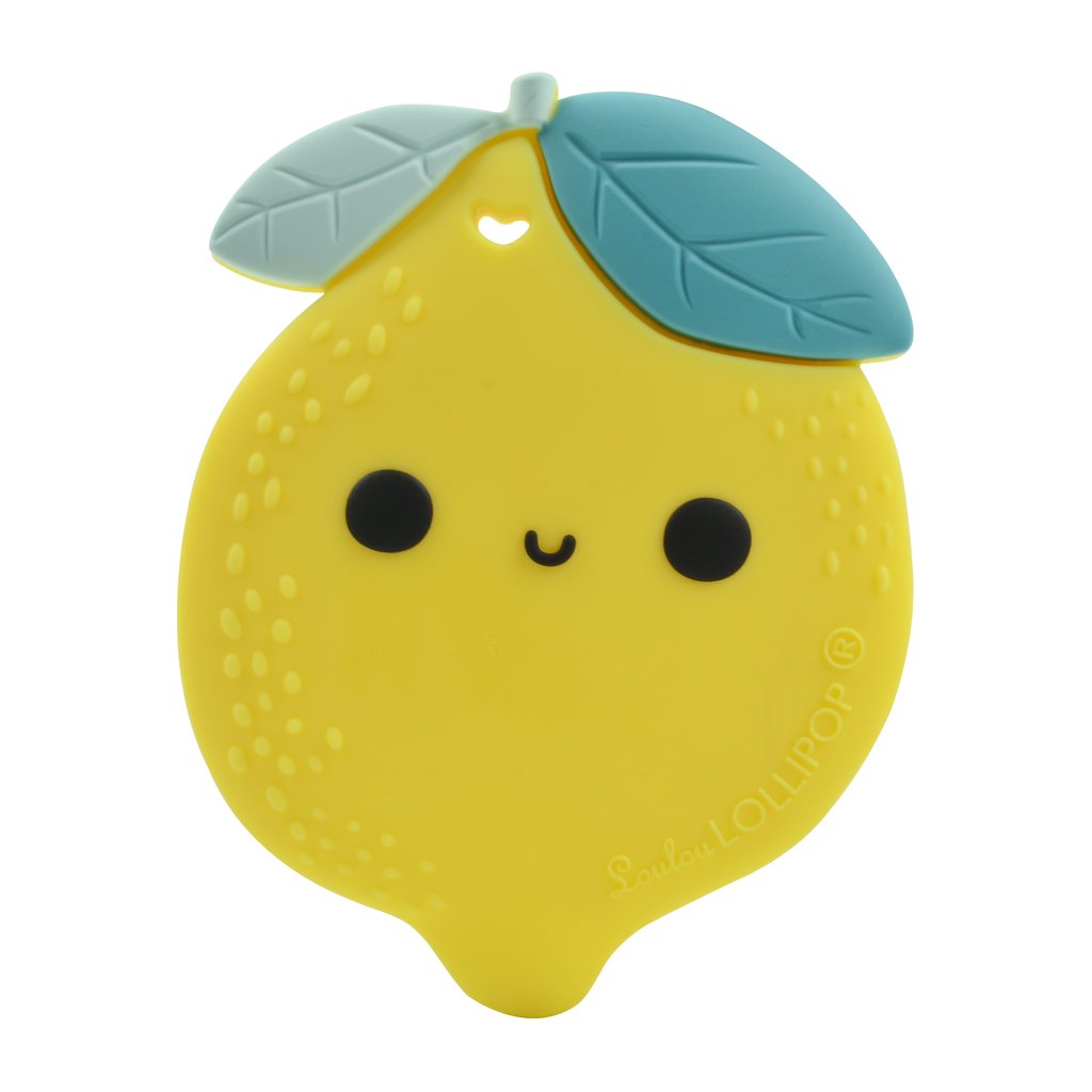 Loulou Lollipop Silicone Teether Single - Lemon