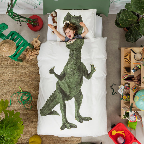 Snurk Dinosaur Duvet Cover Set - Full/Queen