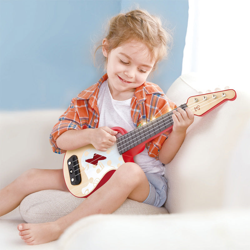 Hape Teach Yourself Electric Ukulele - Red E0624