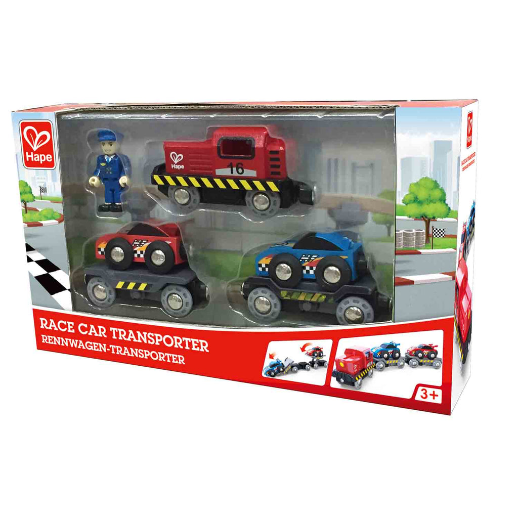 Hape Race Car Transporter E3735