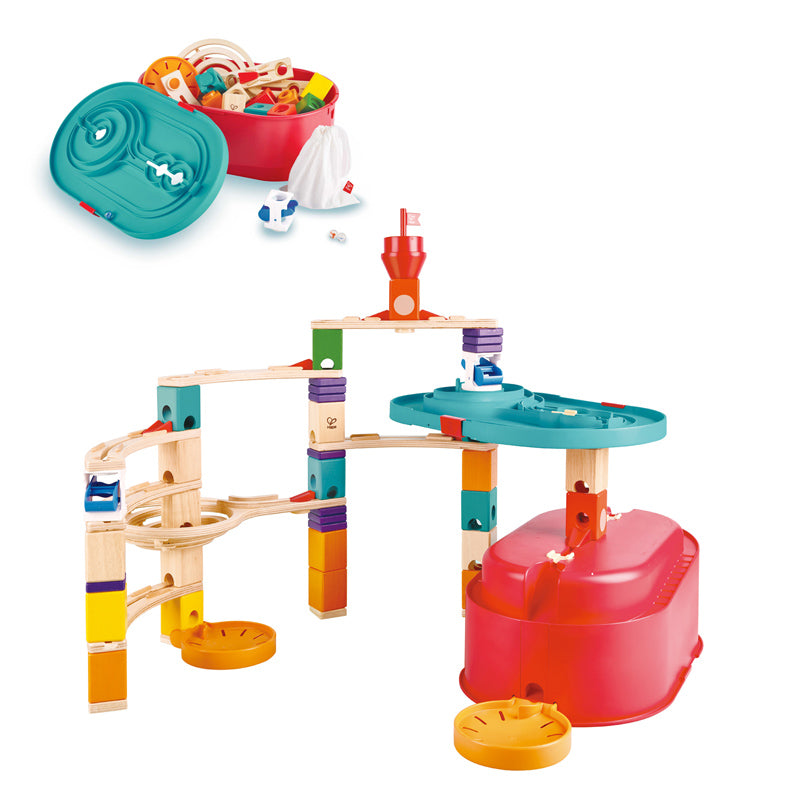 Hape Quadrilla Stack Track Bucket Set E6027