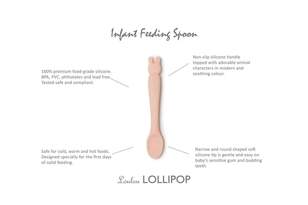 Loulou Lollipop Infant Feeding Spoon - Bunny