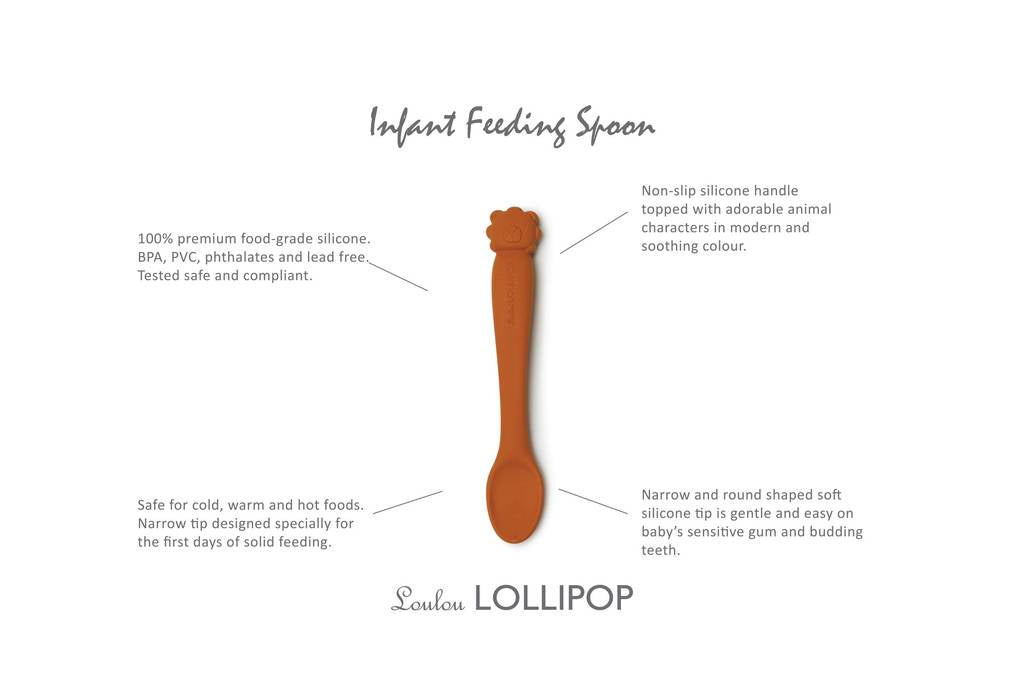 Loulou Lollipop Infant Feeding Spoon - Lion