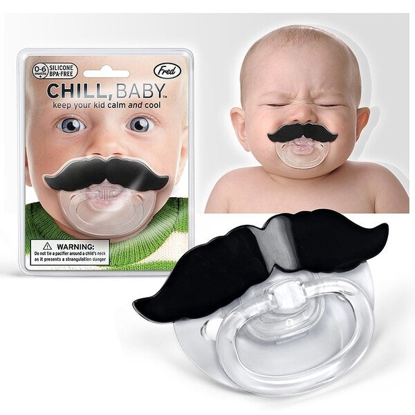 Fred & Friends Baby Mustache Teether 3+