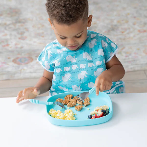 Bumkins Silicone Grip Tray - Blue