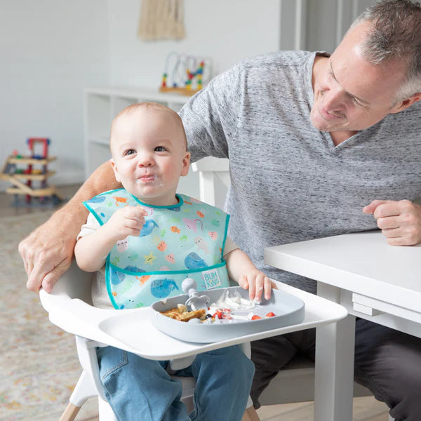 Bumkins Silicone Grip Tray - Gray