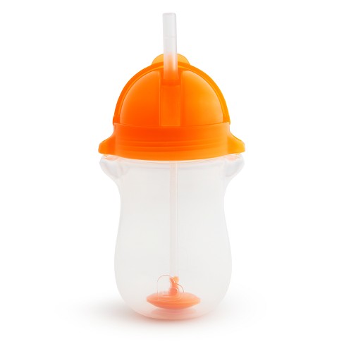 Munchkin Any Angle Weighted Straw Cup 10oz Orange